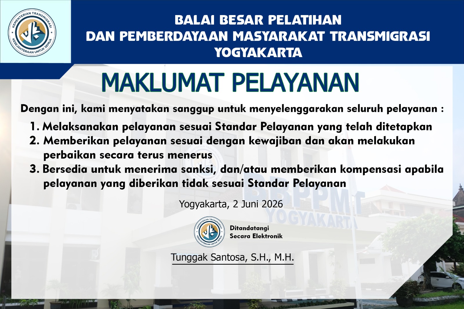 Maklumat Pelayanan